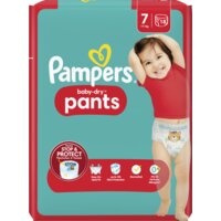 Een afbeelding van Pampers Baby-dry pants luierbroekjes maat 7
