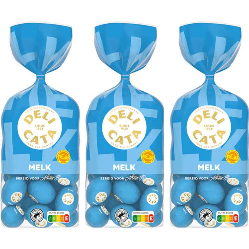 Een afbeelding van Delicata Paaseitjes melk 3-pack