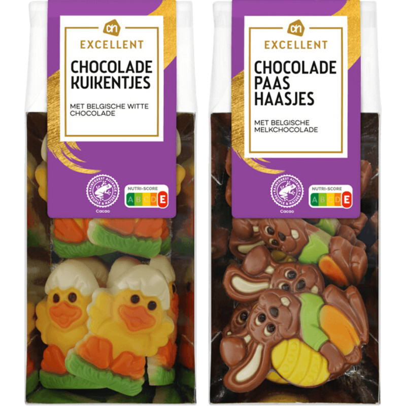Een afbeelding van AH Excellent paaschocolade pakket
