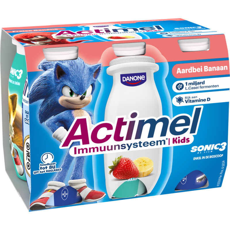 Een afbeelding van Actimel Kids aardbei banaan bel