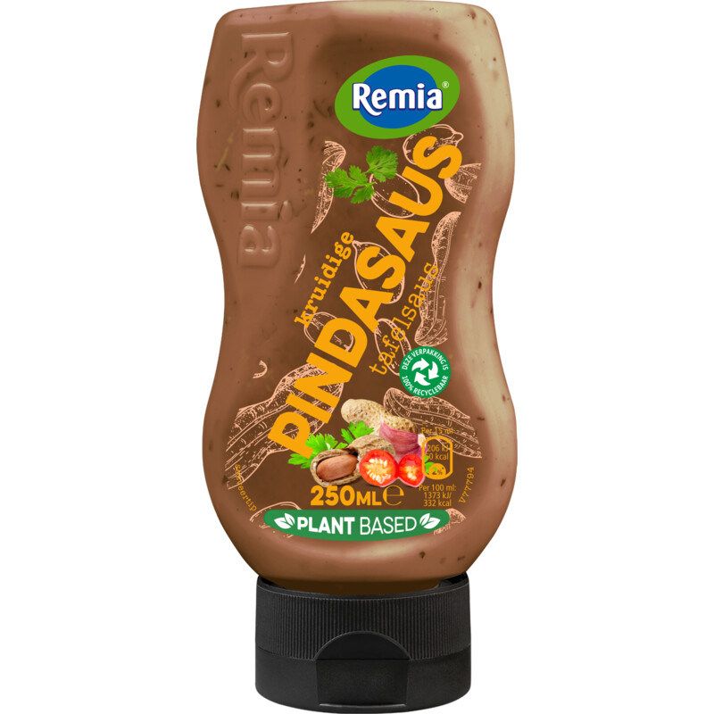 Een afbeelding van Remia Kruidige pindasaus tafelsaus