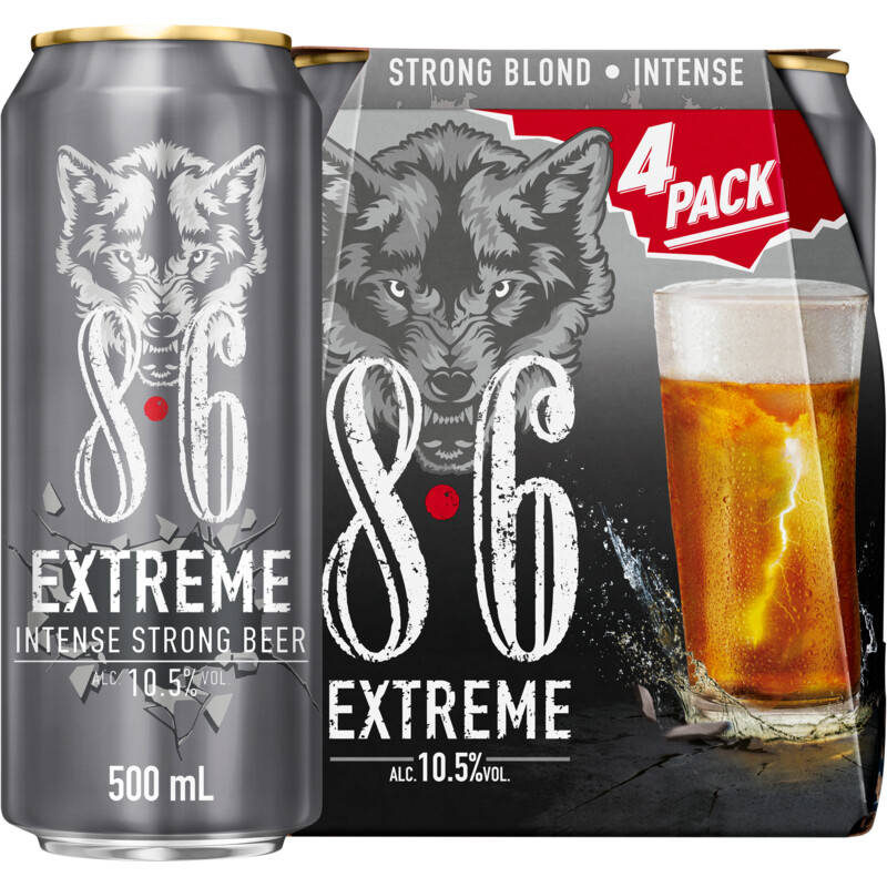Een afbeelding van 8.6 Extreme 4-pack