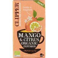 Een afbeelding van Clipper Mango & citrus organic infustion