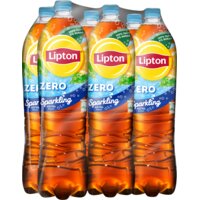 Lipton Ice tea sparkling zero sugar 6-pack