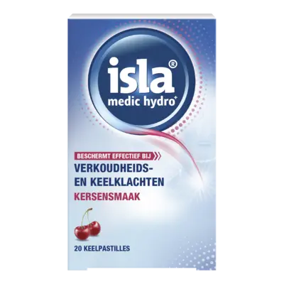 pdp-image-Isla Medic acute hydro+ kersen keelpastilles