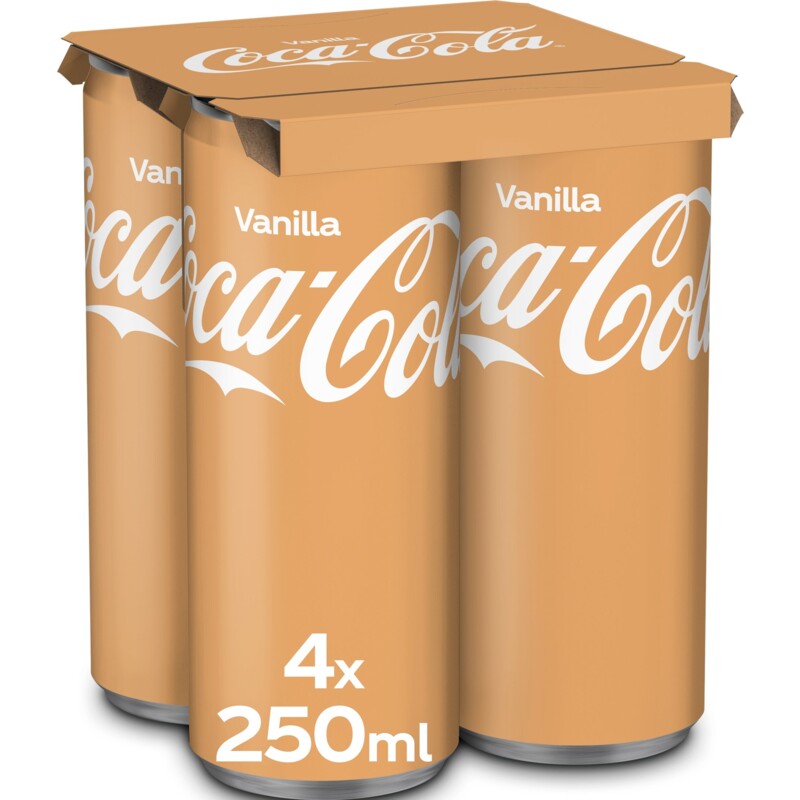 CocaCola Vanilla 4pack bestellen Albert Heijn