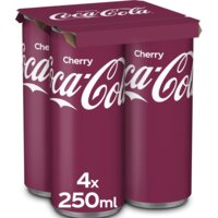 Een afbeelding van Coca-Cola Cherry 4-pack