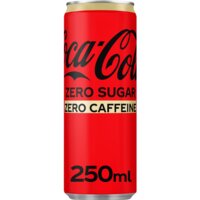 Een afbeelding van Coca-Cola Zero sugar zero caffeïne