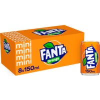 Een afbeelding van Fanta Orange mini 8-pack