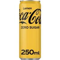 Een afbeelding van Coca-Cola Zero Lemon blik