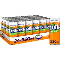 Een afbeelding van Fanta Orange no sugar 24-pack