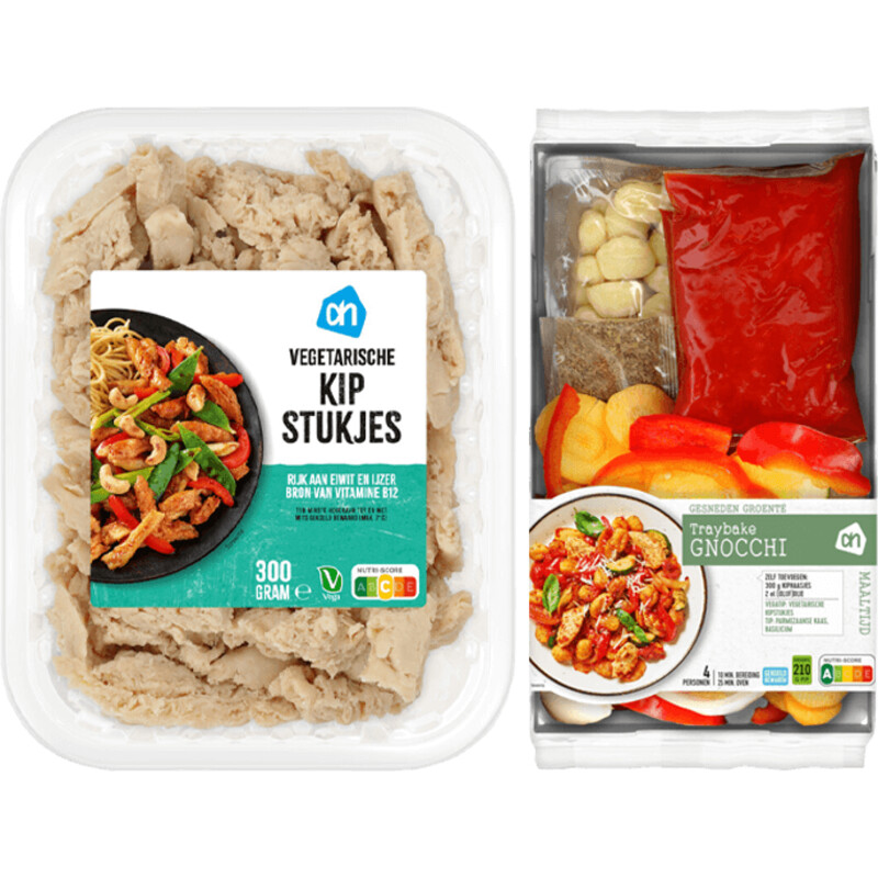 Een afbeelding van AH Vega Gesneden Gnocchi Verspakket