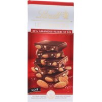Een afbeelding van Lindt Les grandes pure chocolade amandel zout