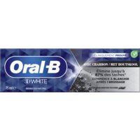 Een afbeelding van Oral-B 3D White met houtskool tandpasta