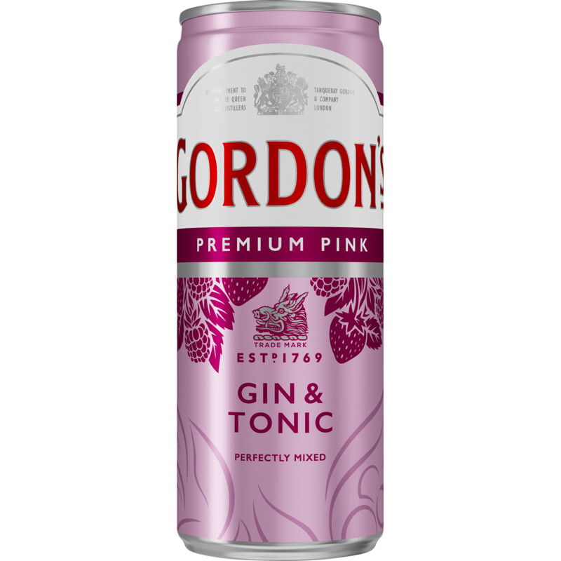 Een afbeelding van Gordon's Pink gin & tonic