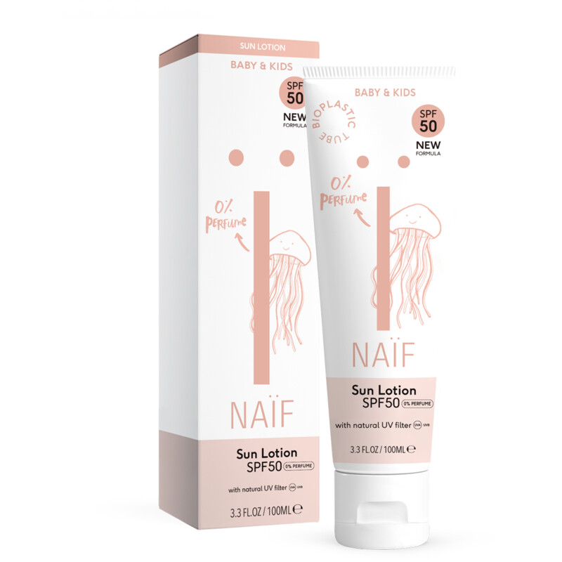 Een afbeelding van Naïf Baby & kids sun lotion spf50