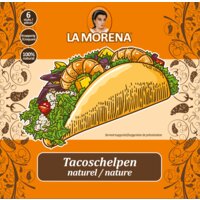 Een afbeelding van La Morena Tacoschelpen naturel