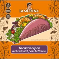 Een afbeelding van La Morena Tacoschelpen rode biet