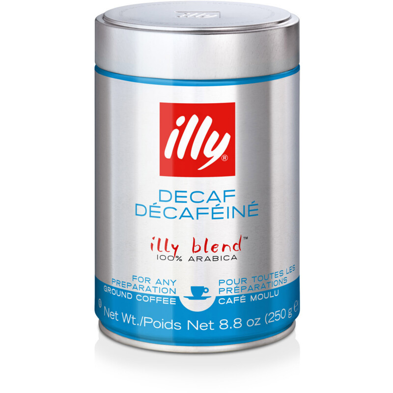 Een afbeelding van illy Decaf 100% Arabica snelfiltermaling