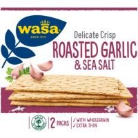 Een afbeelding van Wasa Delicate crisp roasted garlic & sea salt