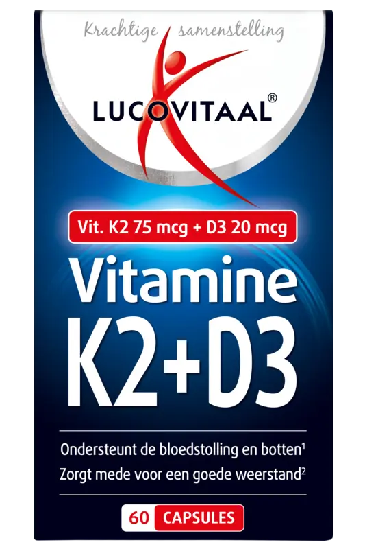 K2 + D3 vitamine capsules