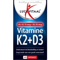 Een afbeelding van Lucovitaal K2 + D3 vitamine capsules