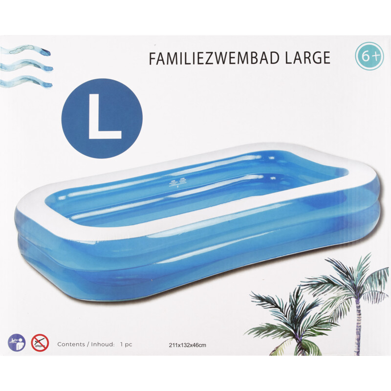 Een afbeelding van Familiezwembad large blauw