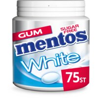 Een afbeelding van Mentos Gum Gum White sweet mint sugarfree