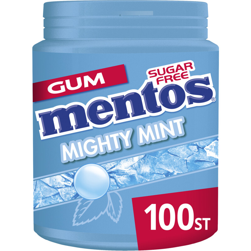 Een afbeelding van Mentos Gum Mighty mint