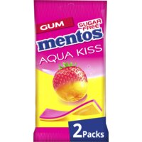 Een afbeelding van Mentos Gum Aqua kiss 2-pack
