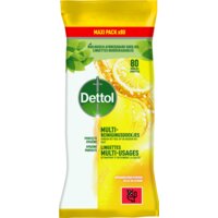Een afbeelding van Dettol Multi reinigingsdoekjes citroen