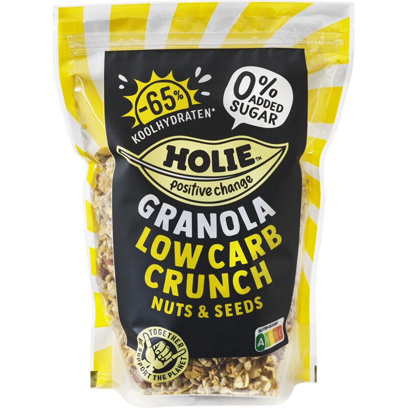 Holie Granola low carb crunch nuts & seeds bestellen Albert Heijn