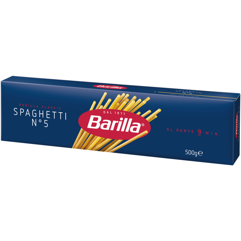 Een afbeelding van Barilla Spaghetti n.5 bel