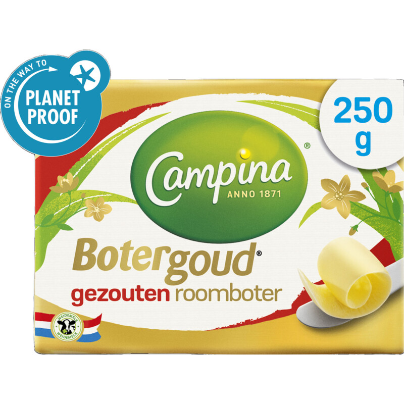 Een afbeelding van Campina Botergoud gezouten roomboter