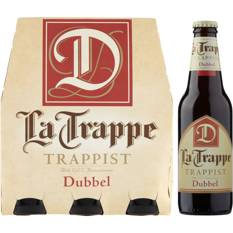 Een afbeelding van La Trappe Trappist dubbel 6-pack