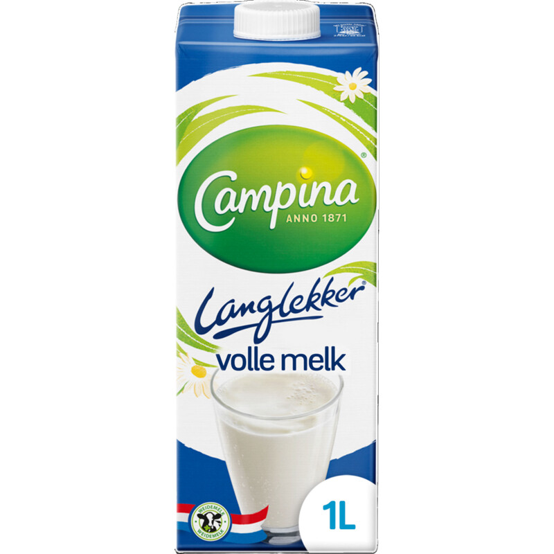 Een afbeelding van Campina Langlekker volle melk