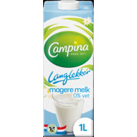Een afbeelding van Campina Langlekker magere melk 0% vet