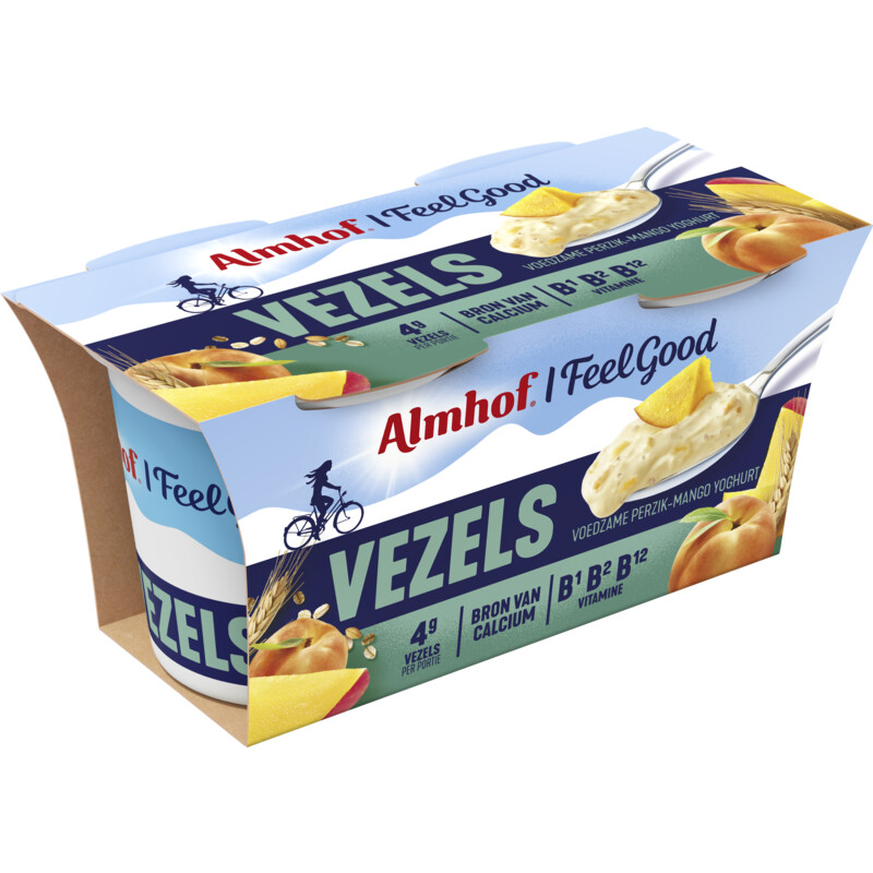 Een afbeelding van Almhof Vezel yoghurt perzik mango