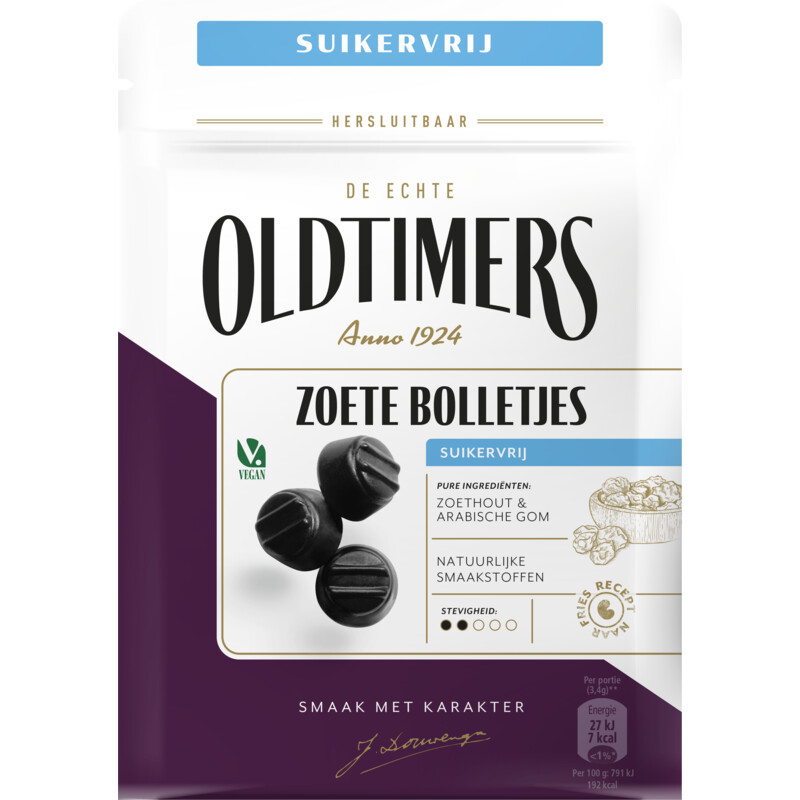 Een afbeelding van Oldtimers Zoete bolletjes suikervrij