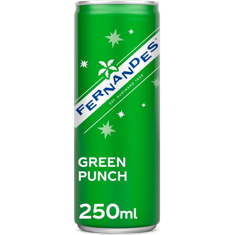 Een afbeelding van Fernandes Green punch blik