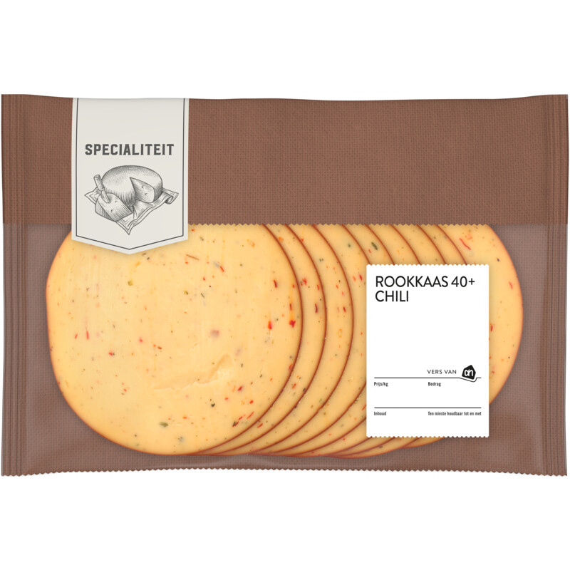 Een afbeelding van AH Rookkaas chili 40+ plakken