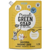 Een afbeelding van Marcel's Green Soap Wasmiddel vanilla & cotton refill