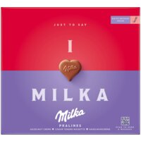 Een afbeelding van Milka Praliines hazelnut crème with love