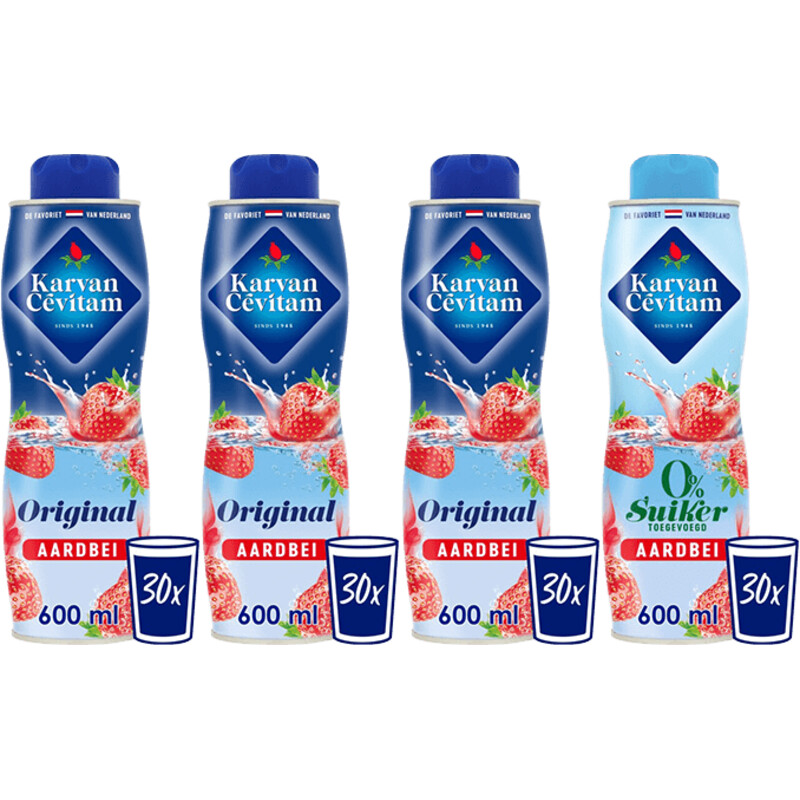 Een afbeelding van Karvan Cévitam siroop voordeelpakket
