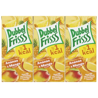 pdp-image-DubbelFrisss 1 kcal ananas & mango 6-pack