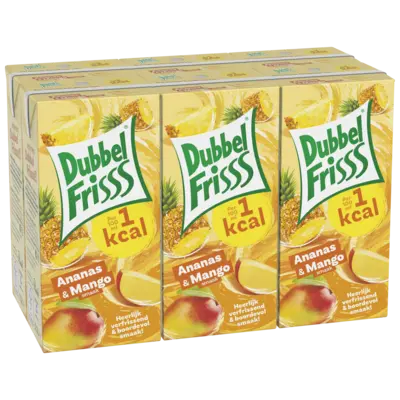 pdp-image-DubbelFrisss 1 kcal ananas & mango 6-pack