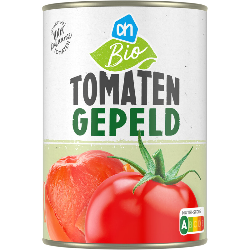 Een afbeelding van AH Biologisch Tomaten gepeld