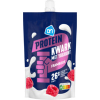 Een afbeelding van AH Protein kwark met yoghurt framboos