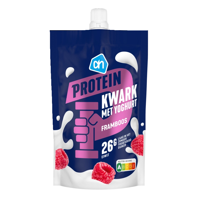 Protein kwark met yoghurt framboos