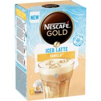 Een afbeelding van Nescafé Gold iced latte vanilla oploskoffie
